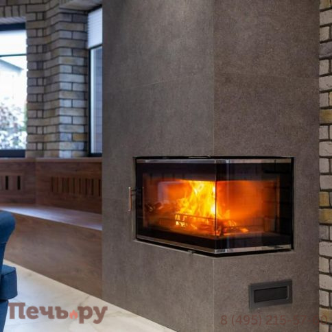 Каминная чугунная топка Kaw-Met W16 14,7кВт LB фото 6