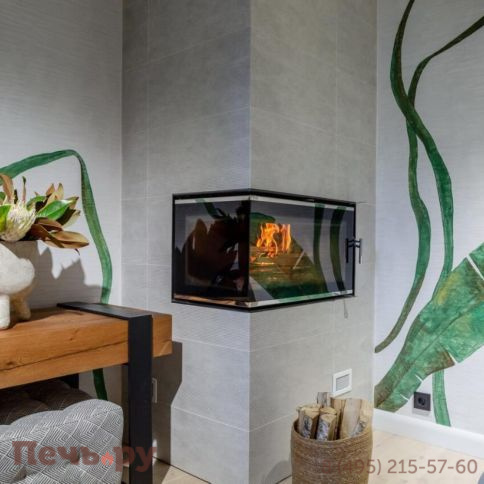 Каминная чугунная топка Kaw-Met W16 14,7кВт LB фото 8