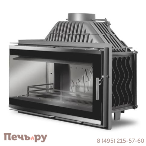Каминная чугунная топка Kaw-Met W16 14,7кВт LB фото 9