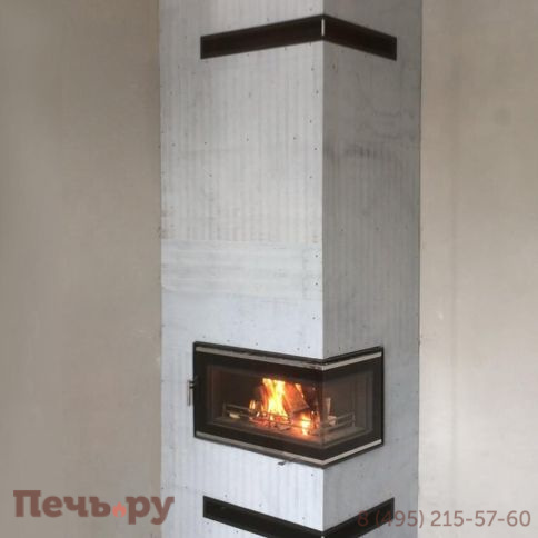 Каминная чугунная топка Kaw-Met W16 14,7кВт PB фото 16