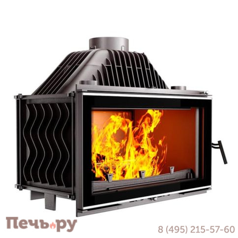 Каминная чугунная топка  Kaw-Met W16 18кВт фото 3