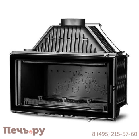 Каминная чугунная топка  Kaw-Met W16 18кВт фото 7
