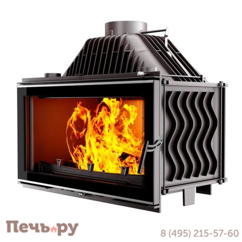 Каминная чугунная топка  Kaw-Met W16 18кВт фото