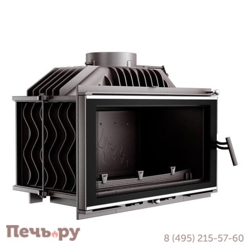 Каминная чугунная топка Kaw-Met W16 9,4кВт Eko фото 6