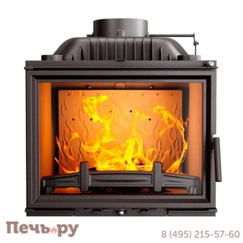 Каминная чугунная топка Kaw-Met W17 12,3 кВт Eko фото 2