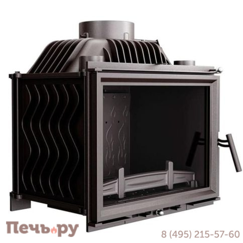 Каминная чугунная топка Kaw-Met W17 12,3 кВт Eko фото 5