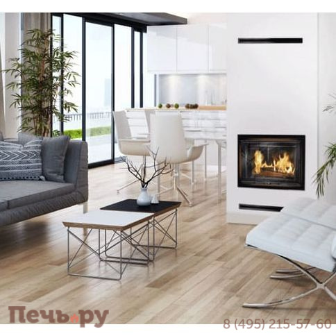 Каминная чугунная топка Kaw-Met W17 14 кВт Dekor фото 2