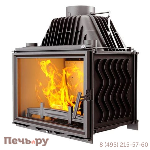 Каминная чугунная топка Kaw-Met W17 14 кВт Dekor фото 5