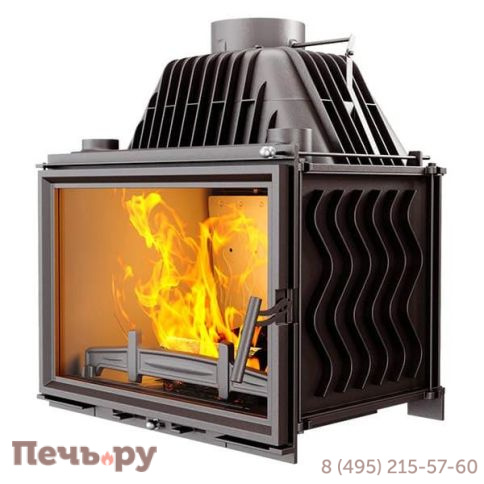 Каминная чугунная топка Kaw-Met W17 14 кВт Dekor фото
