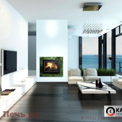 Каминная чугунная топка  Kaw-Met W17 16,1 кВт Eko фото 2