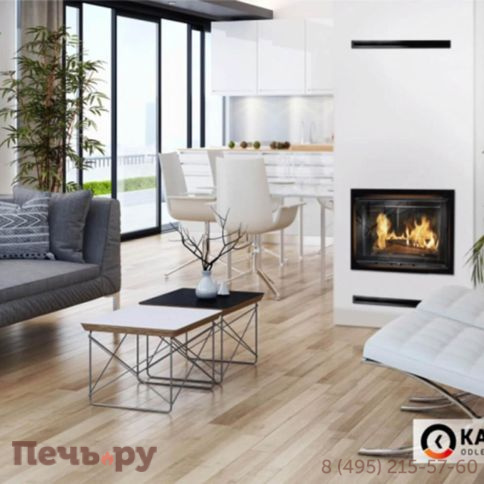 Каминная чугунная топка Kaw-Met W17 Dekor 12,3 кВт Eko фото 5