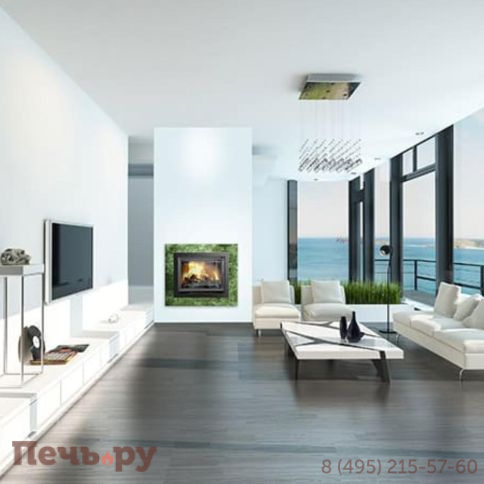 Каминная чугунная топка  Kaw-Met W17 Dekor 16,1кВт Eko фото 2