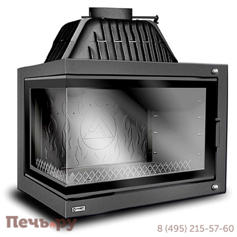 Каминная чугунная топка  Kaw-Met W17B decor 16,1 кВт EKO фото 3