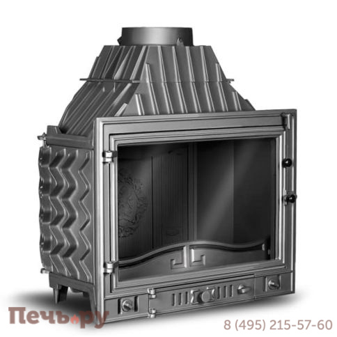 Каминная чугунная топка  Kaw-Met W3 16,7 кВт фото 5