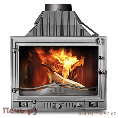 Каминная чугунная топка  Kaw-Met W3 16,7 кВт фото 6