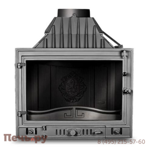 Каминная чугунная топка Kaw-Met W3 B (2 стекла) 16,7 кВт фото 5