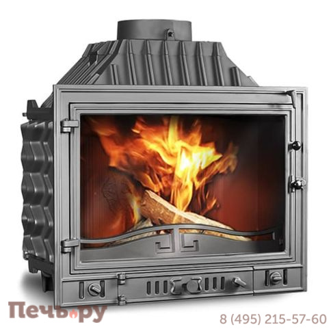 Каминная чугунная топка  Kaw-Met W4 14,5 кВт фото 7