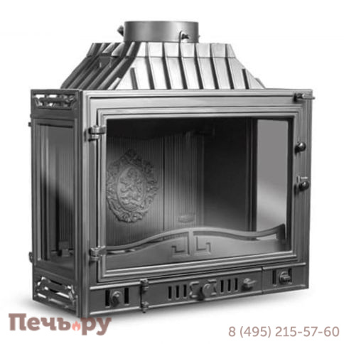 Каминная чугунная топка  Kaw-Met W4LP (3 стекла) 14,5 кВт фото 8