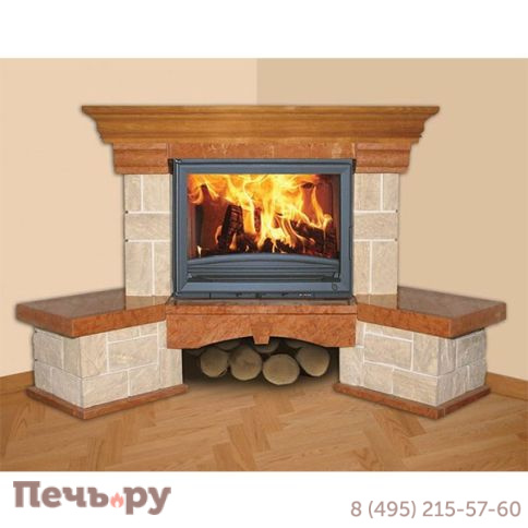 Каминная облицовка Bella Italia Akropol 800 угловая фото