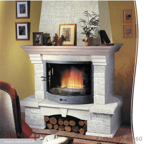 Каминная облицовка Bella Italia Ambasador 700 пристенная фото 3