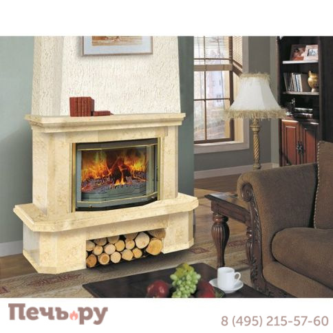 Каминная облицовка Bella Italia Bella 700 деревянная балка фото