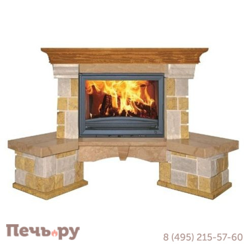 Каминная облицовка Bella Italia Consul 700 угловая фото
