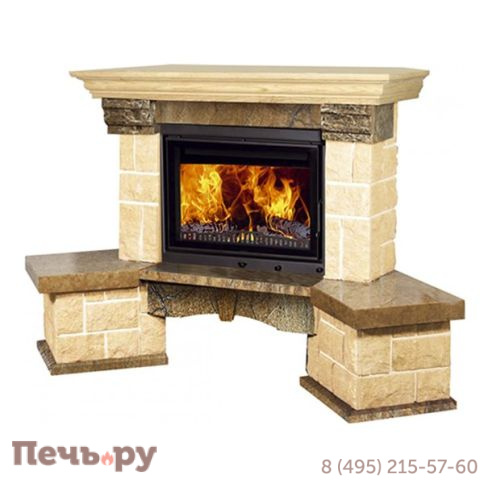 Каминная облицовка Bella Italia Elizaveta 800 угловая фото
