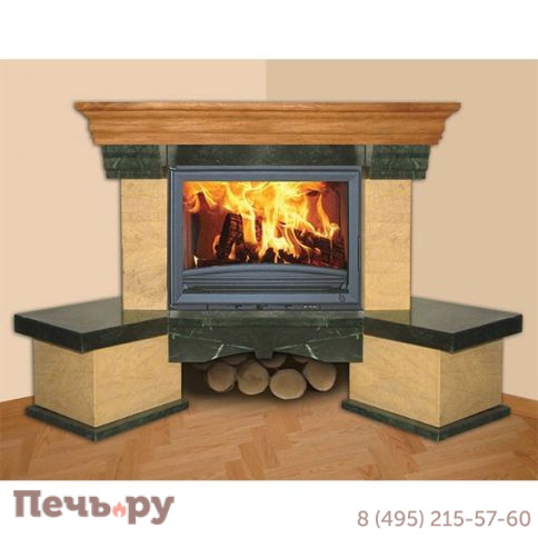 Каминная облицовка Bella Italia Madrite 800 угловая фото