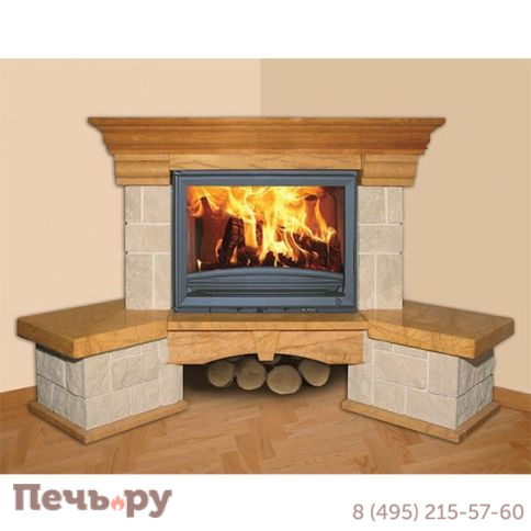 Каминная облицовка Bella Italia Marco Polo 700 угловая фото