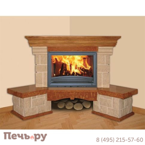 Каминная облицовка Bella Italia Napoleon 700 угловая фото