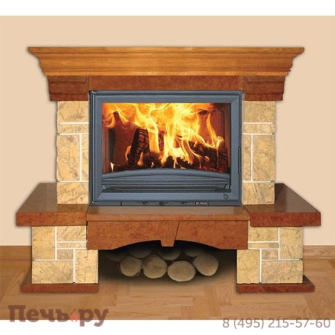Каминная облицовка Bella Italia Odyseusz 800 пристенная фото