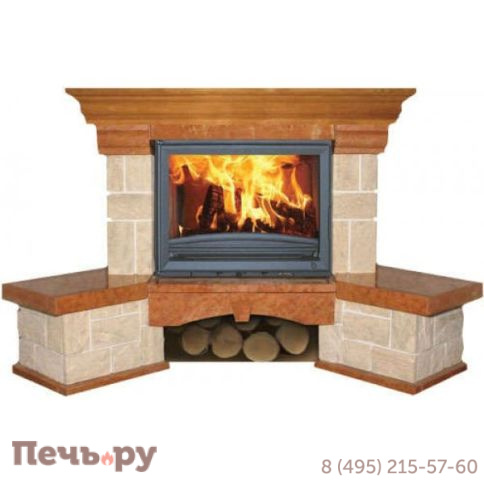 Каминная облицовка Bella Italia Odyseusz 800 угловая фото