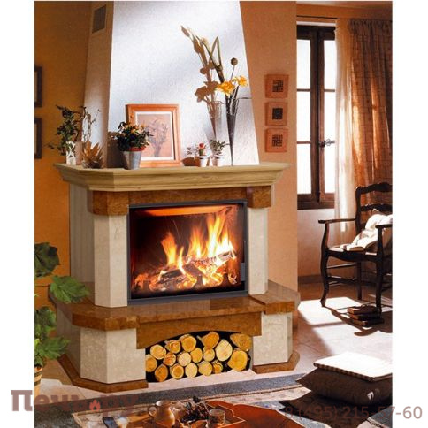 Каминная облицовка Bella Italia Suez 700 пристенная фото