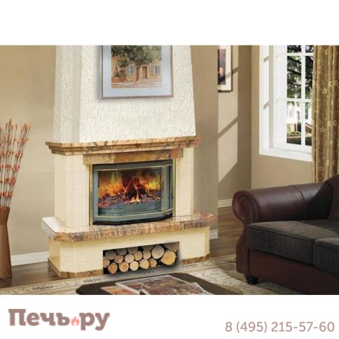 Каминная облицовка Bella Italia Victoria 700 деревянная балка фото