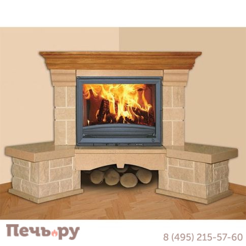 Каминная облицовка Bella Italia Wersal 700 угловая фото