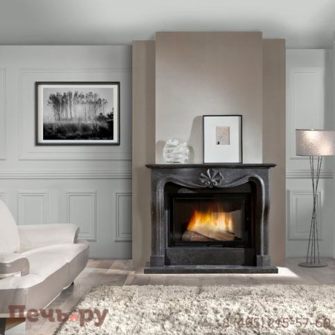 Каминная облицовка Chazelles PLESSIS синий камень фото