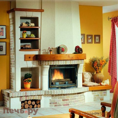 Каминная облицовка Chazelles VILHONNEUR (полка и скамья) фото