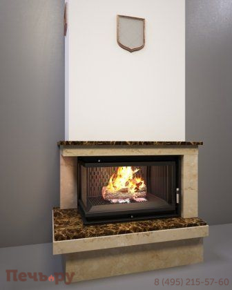 Каминная облицовка FireBird Онега (для топки Oliwia/LP/BS) (угловое стекло слева-справа) фото