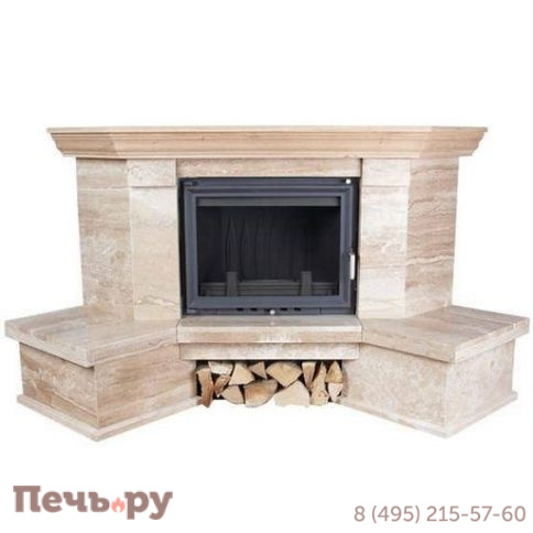 Каминная облицовка Kratki Amore угловая (Oliwia, Wiktor) фото