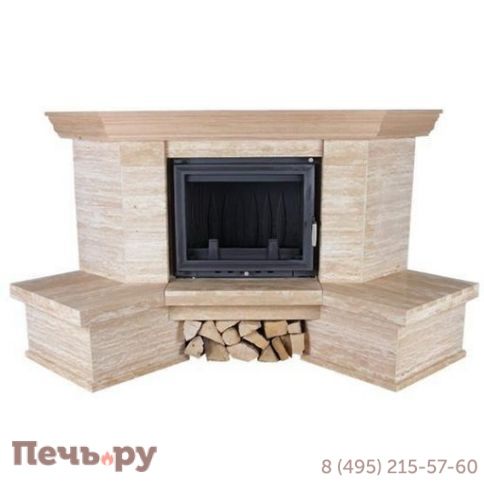 Каминная облицовка Kratki Taormina угловая (Maja, Antek) фото