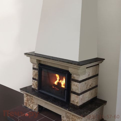 Каминная облицовка MadeIra Darina Emperador (Rosso) мраморная балка фото 4