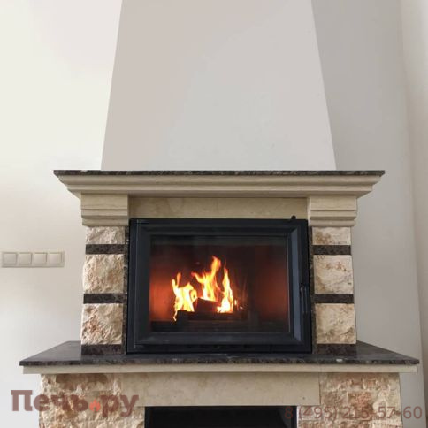 Каминная облицовка MadeIra Darina Emperador (Rosso) мраморная балка фото 5