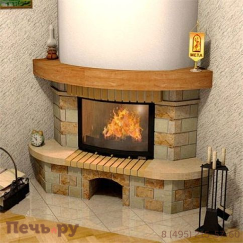 Каминная облицовка Мета Аватара 800 серия Магия Огня фото