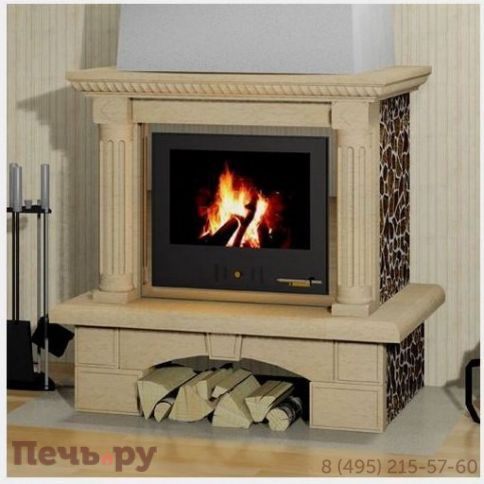 Каминная облицовка Мета Муза 600 серия Музыка огня фото