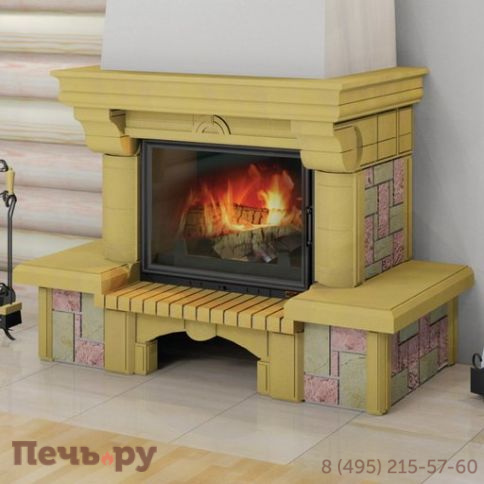 Каминная облицовка Мета Ноктюрн Рустик 700 серия Музыка огня фото