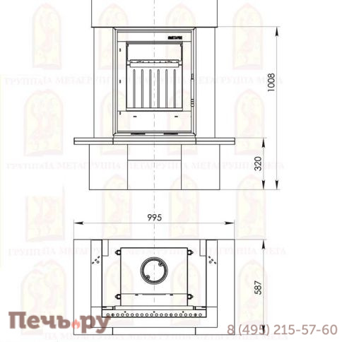Каминная облицовка Мета Толедо 508 фото 2