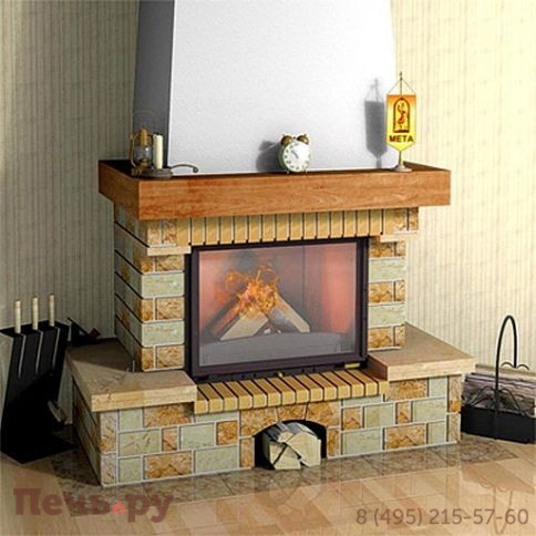 Каминная облицовка Мета Тотем 700 серия Магия Огня фото