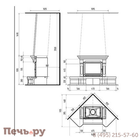 Каминная облицовка Supra Tango 2 Blanc фото 2