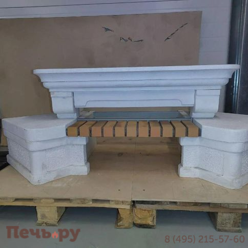 Каминная облицовка Supra Tango 2 Blanc Уцененный фото 3