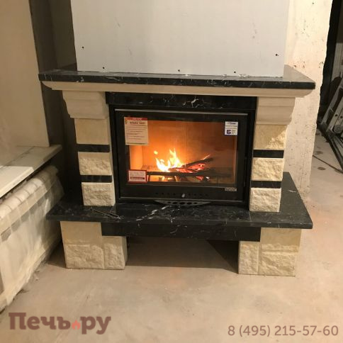 Каминная стальная топка Мета Эльба 700П фото 3